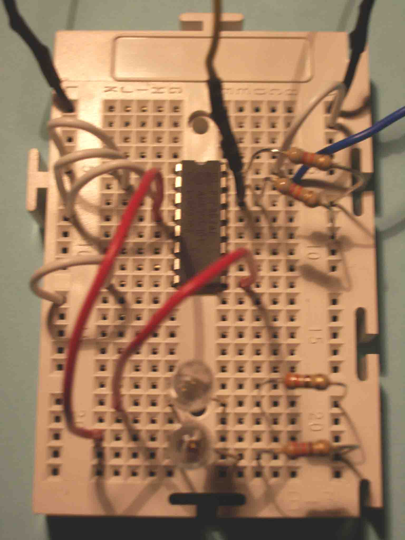 Foto conectar dos LED I2C LEGO Mindstorm NXT