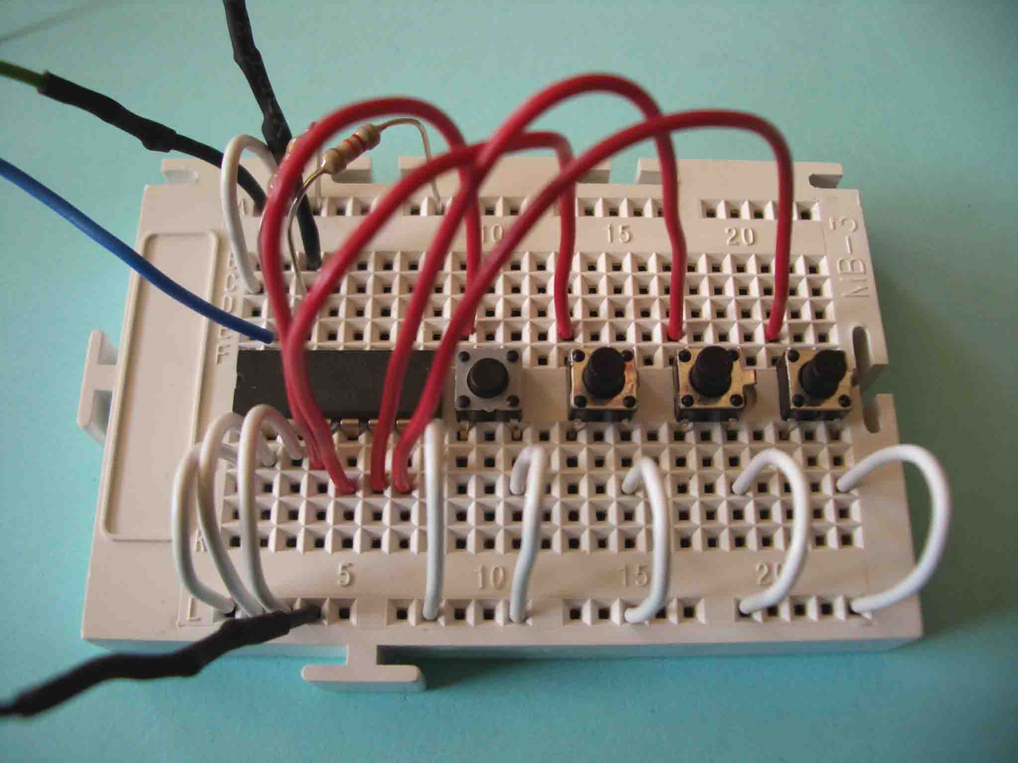 Foto circuito interruptores LEGO MINDSTORM NXT