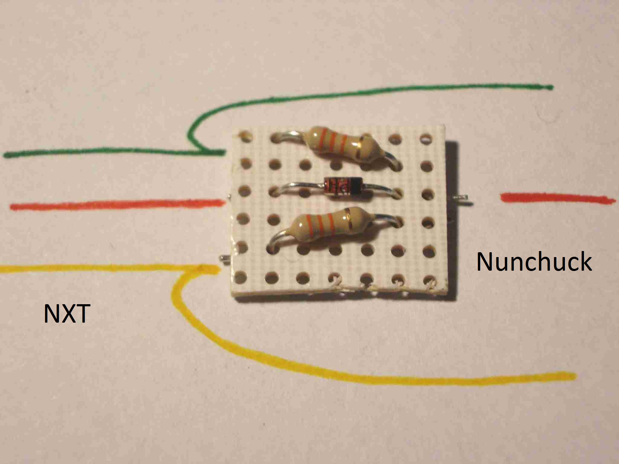 Conectar nunchuck a LEGO Mindstorms NXT 6