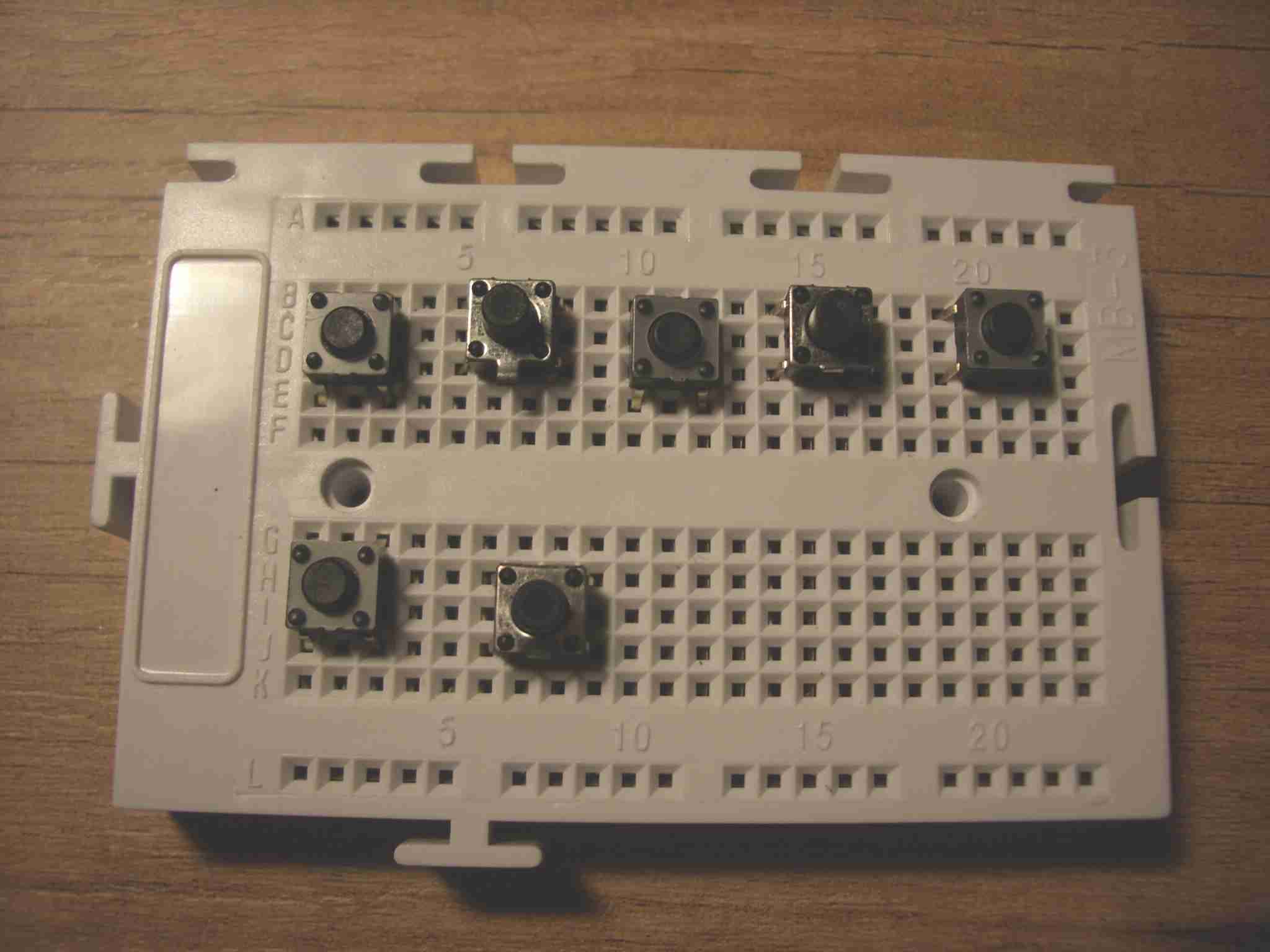 Teclado numerico casero 16 para LEGO Mindstorms NXT