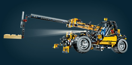 GRUA con sensor casero para LEGO Mindstorm NXT y EV3